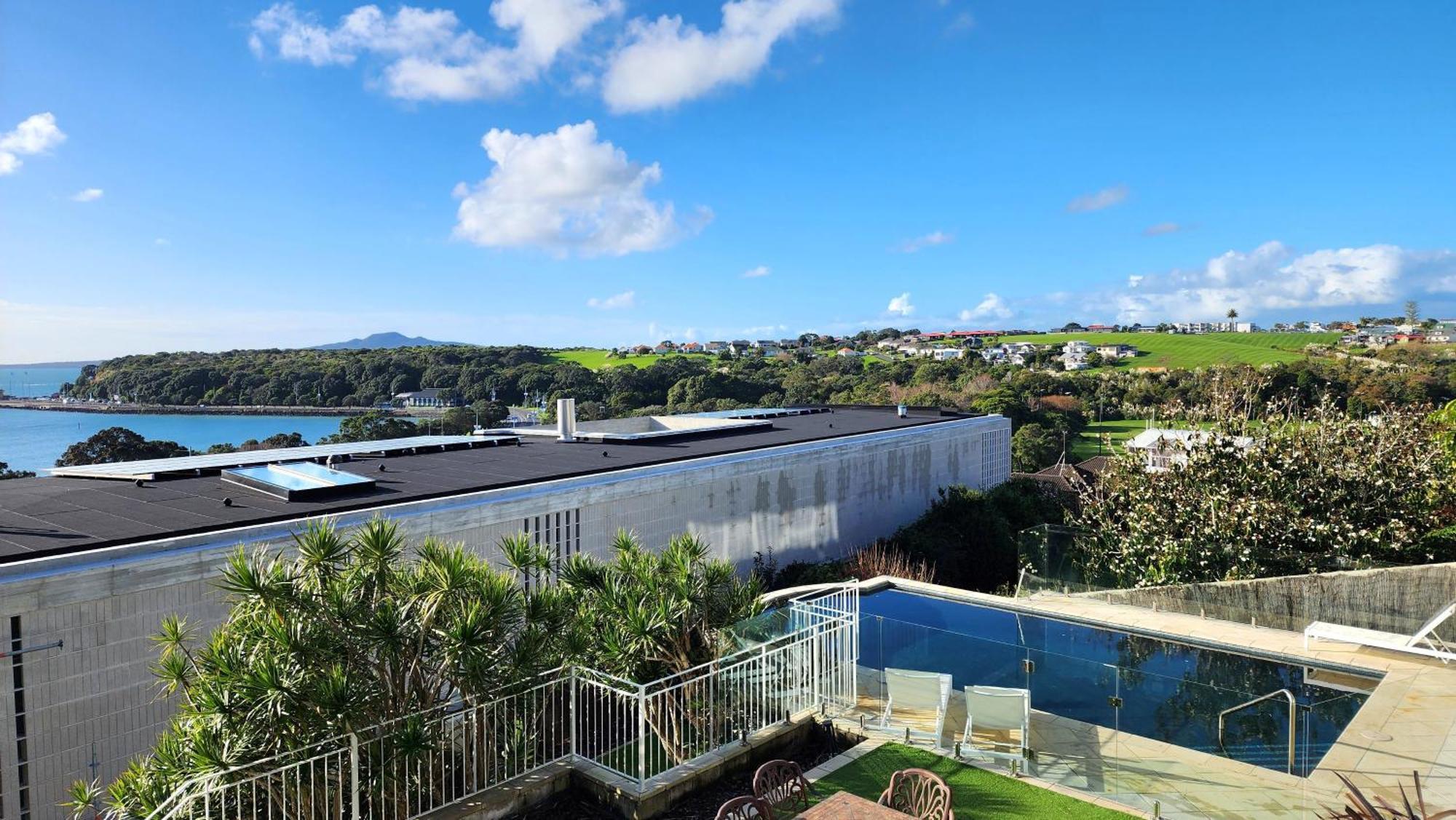 فيلا Orakei Grandeur Mansion With Sea Views & Pool أوكلاند المظهر الخارجي الصورة