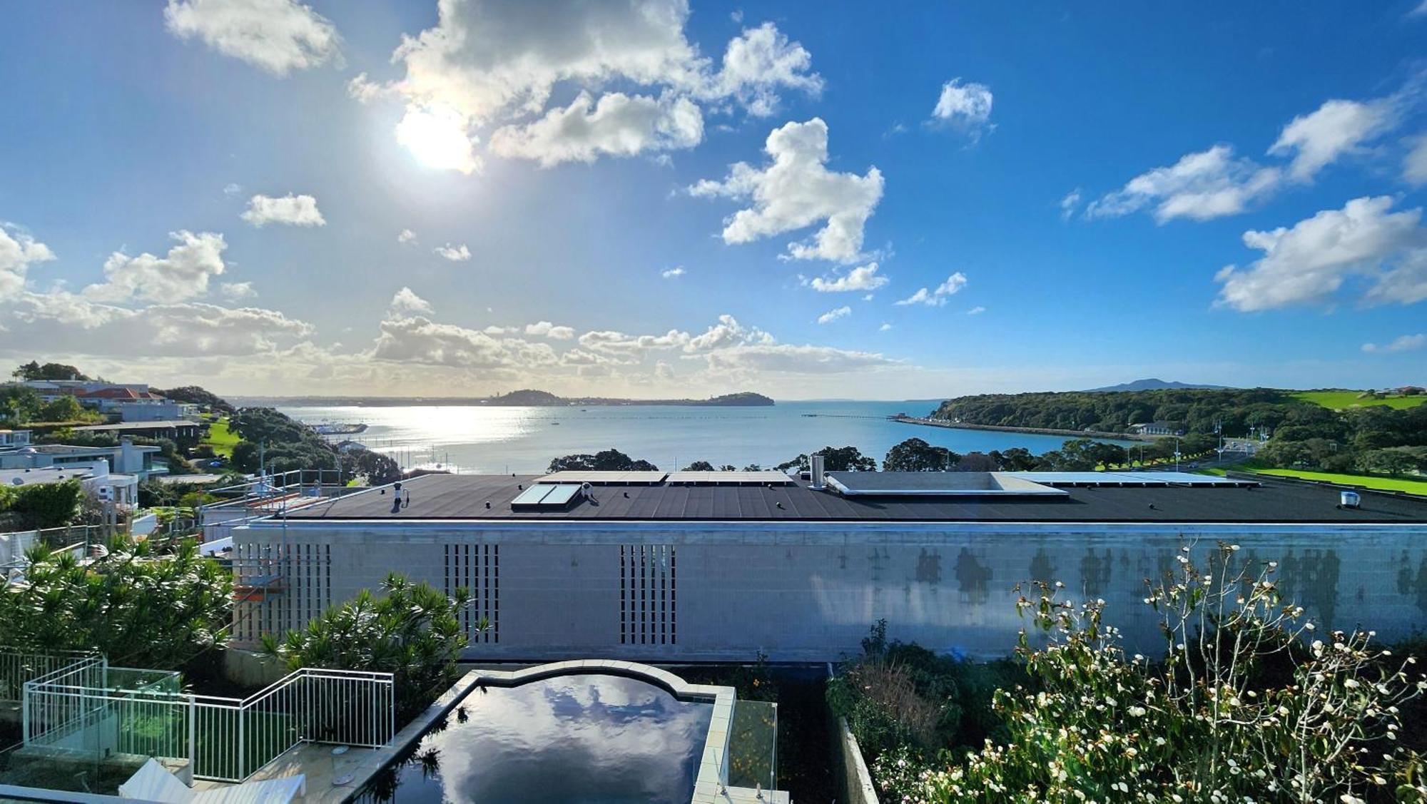 فيلا Orakei Grandeur Mansion With Sea Views & Pool أوكلاند المظهر الخارجي الصورة