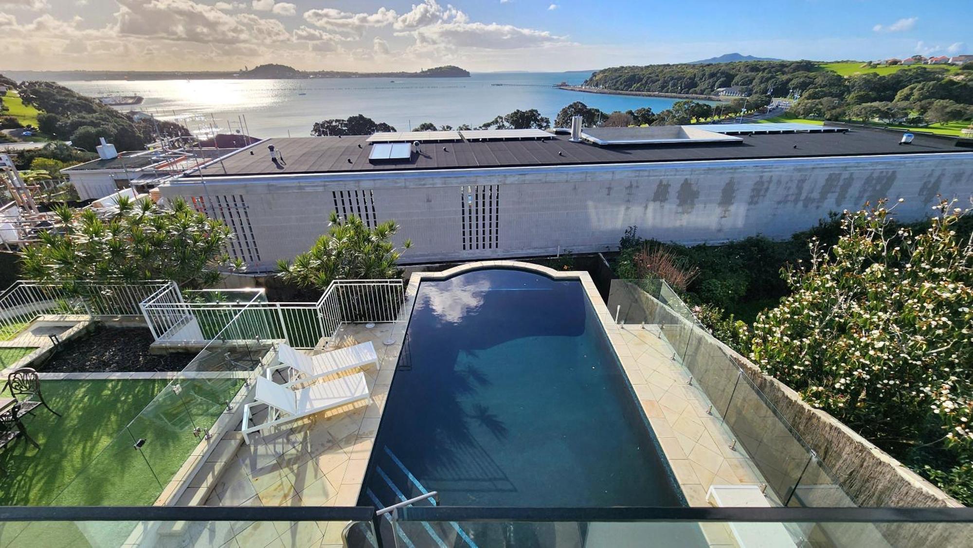 فيلا Orakei Grandeur Mansion With Sea Views & Pool أوكلاند المظهر الخارجي الصورة